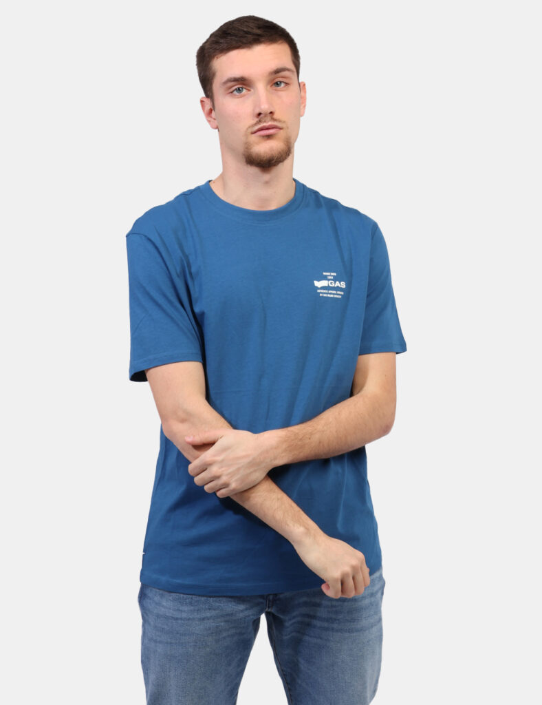 Gas uomo outlet - T-shirt Gas Blu