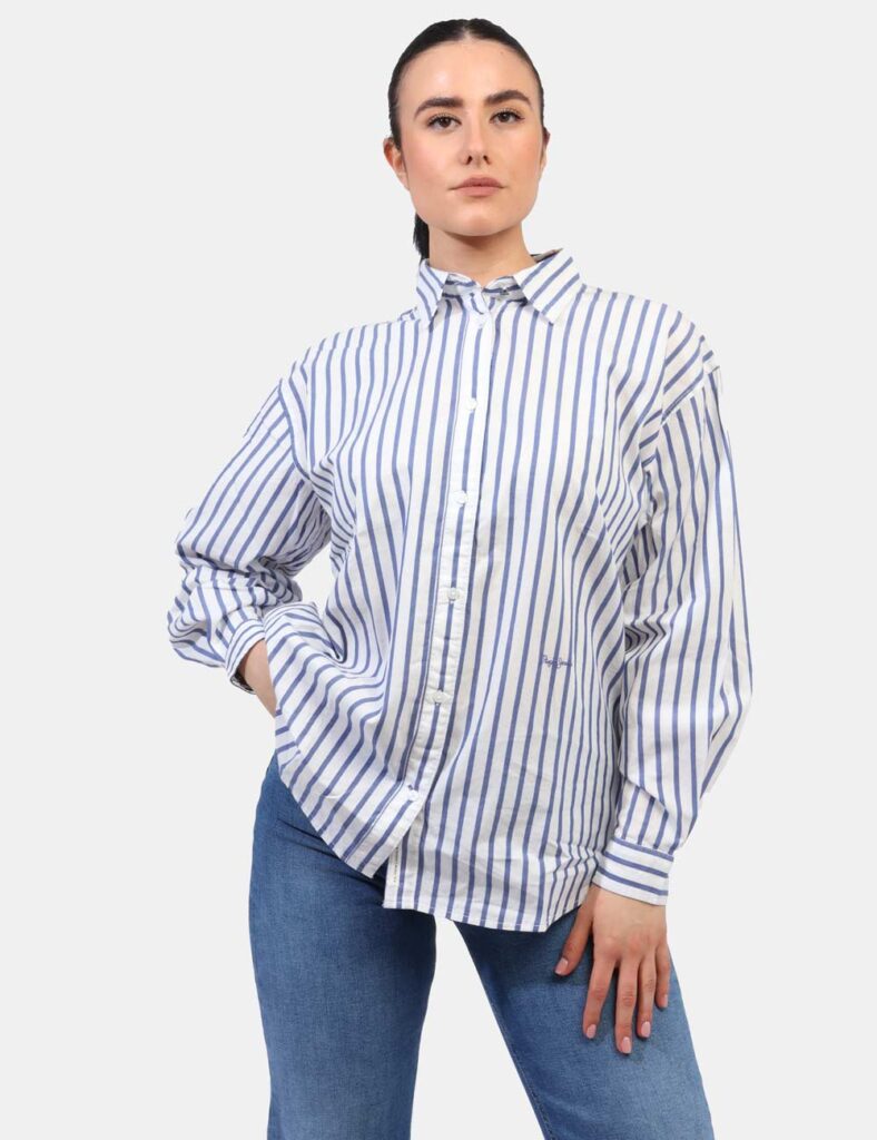 Camicia bluse elegante da donna scontata - Camicia Pepe Jeans Bianco