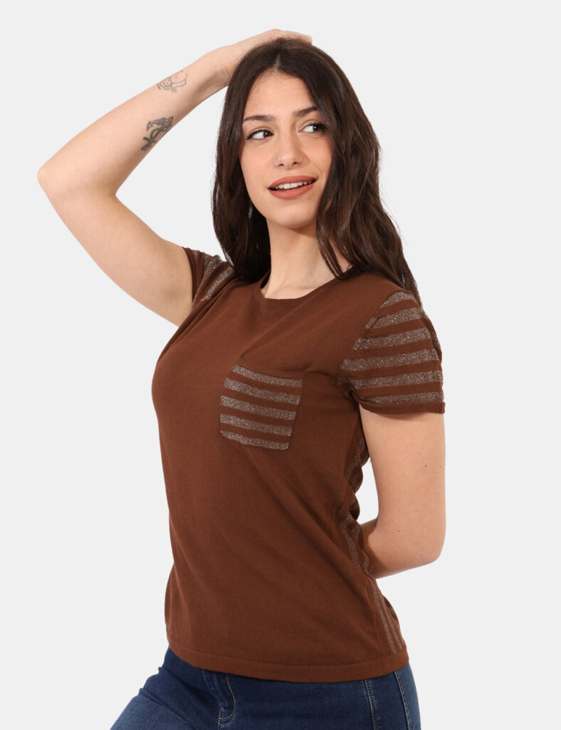 Maglia Sandro Ferrone Marrone