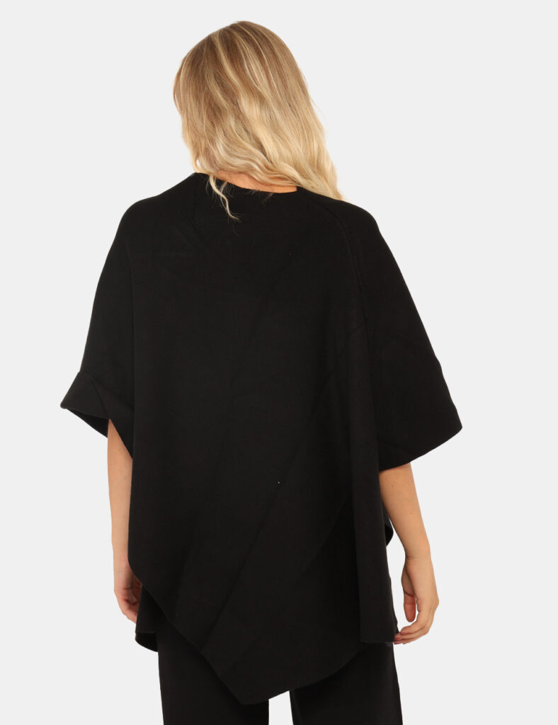 Maglie Rue De Clerie da donna - Poncho Rue De Clerie Nero
