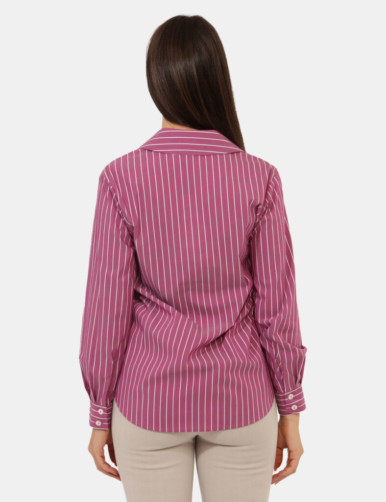 Camicia bluse elegante da donna scontata - Camicia Materica Rosa