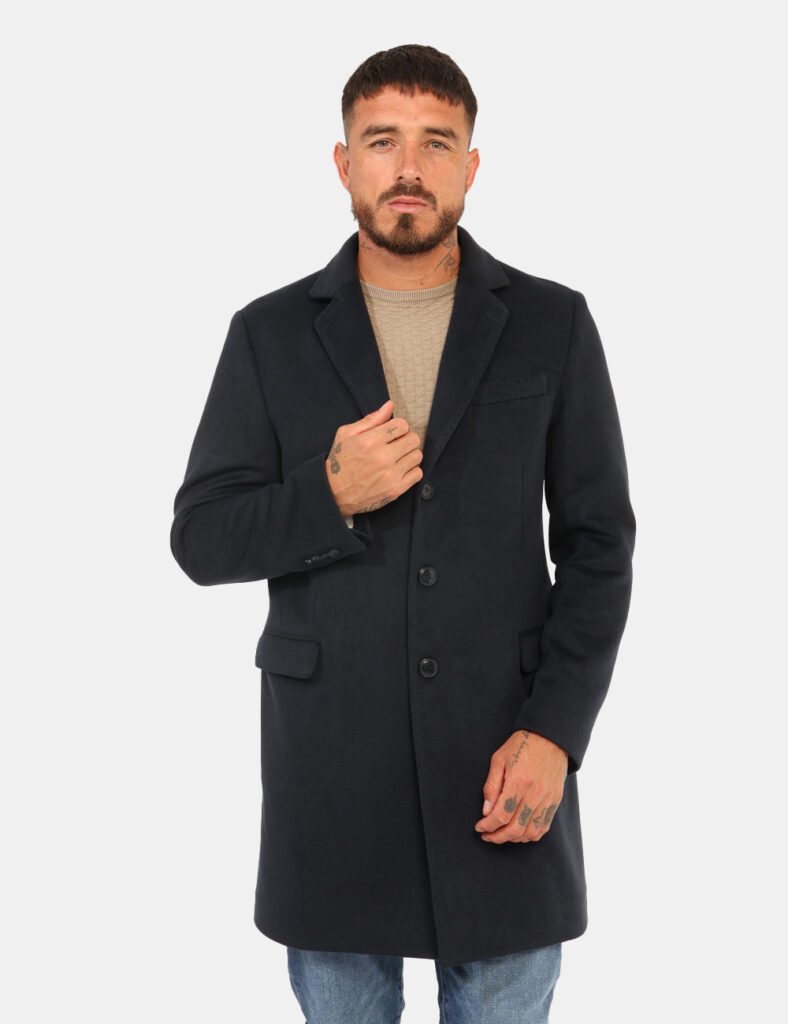 Outlet cappotti da uomo scontati - Cappotto Prj22. Blu