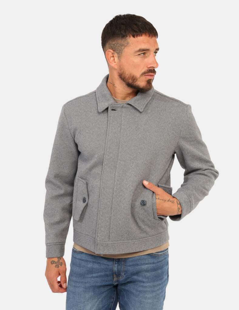 Outlet cappotti da uomo scontati - Cappotto Prj22. Grigio
