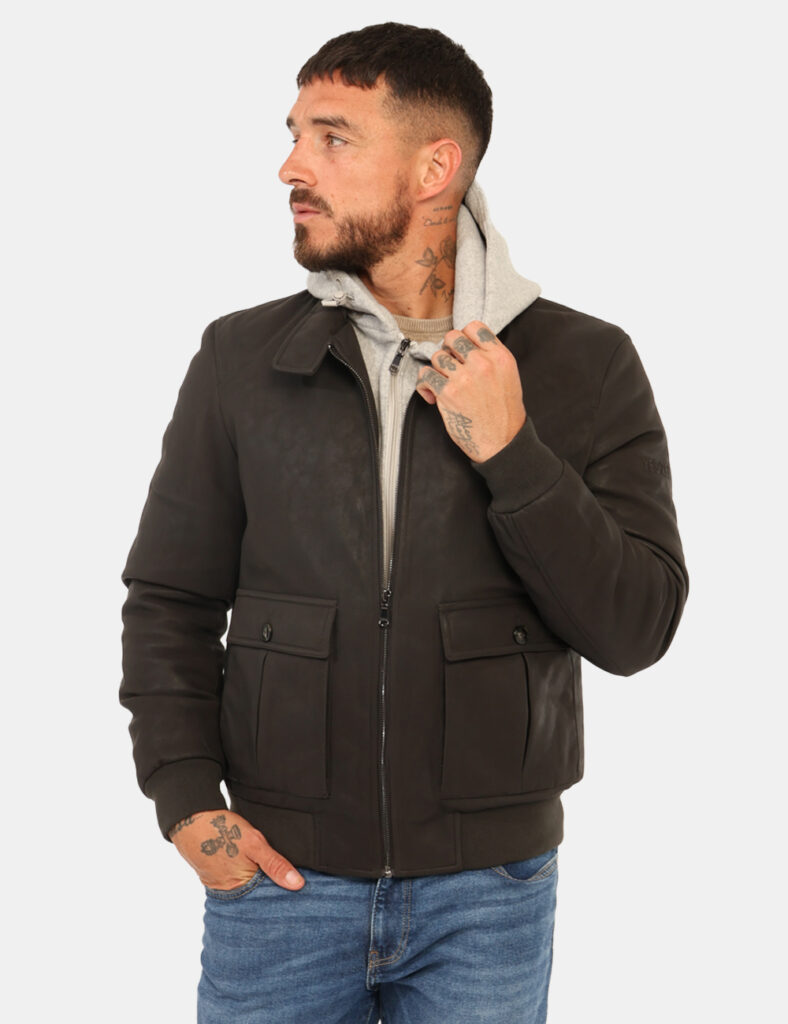 Abbigliamento uomo Yes Zee - Giacca Yes Zee Marrone