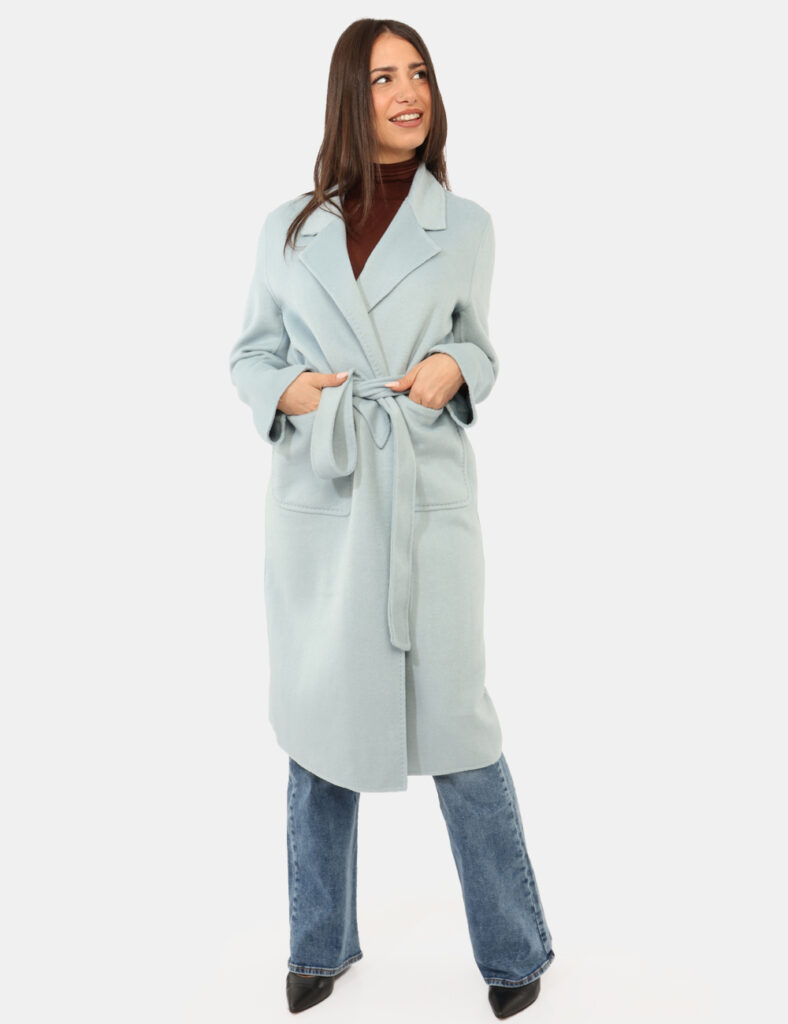 Outlet Rue De Clerie  - Cappotto Rue De Clerie Azzurro