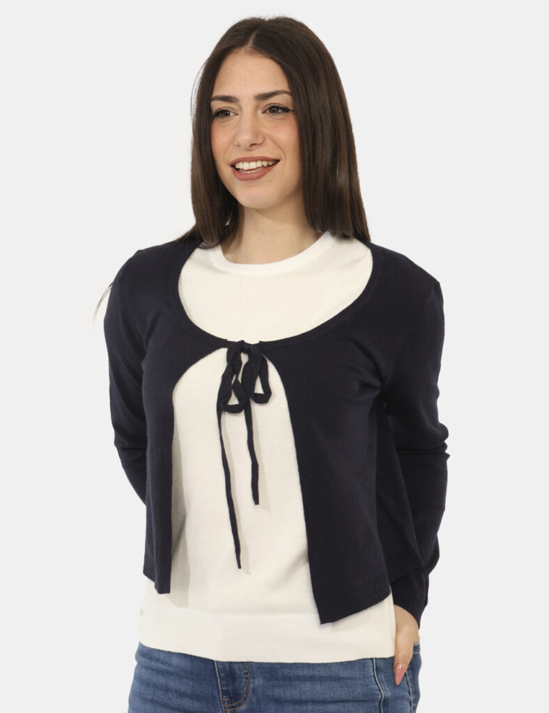 Maglione Materica Blu