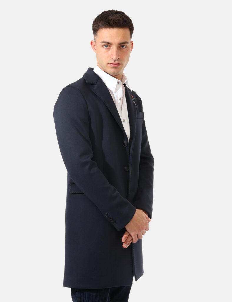 Outlet cappotti da uomo scontati - Cappotto Bernese Blu