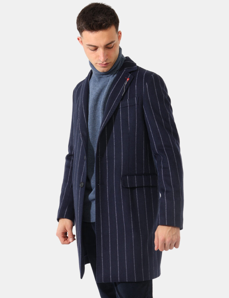 Outlet cappotti da uomo scontati - Cappotto Bernese Blu