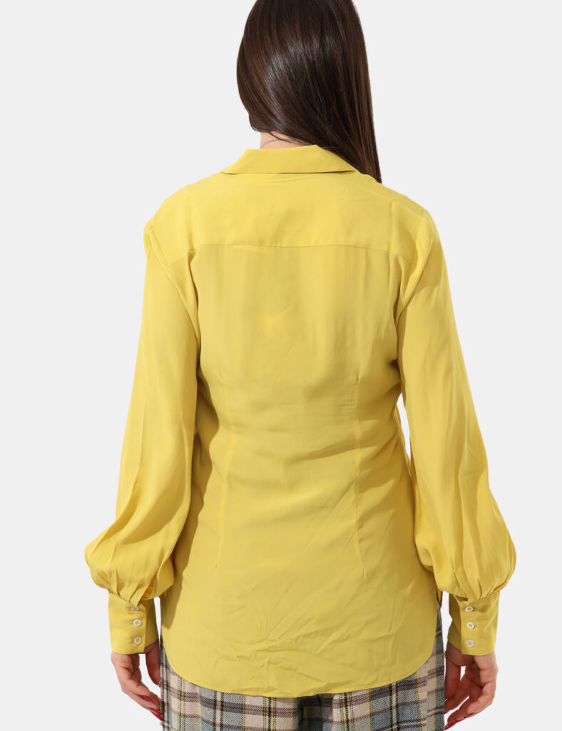 Camicia bluse elegante da donna scontata - Camicia Ottod'Ame Giallo