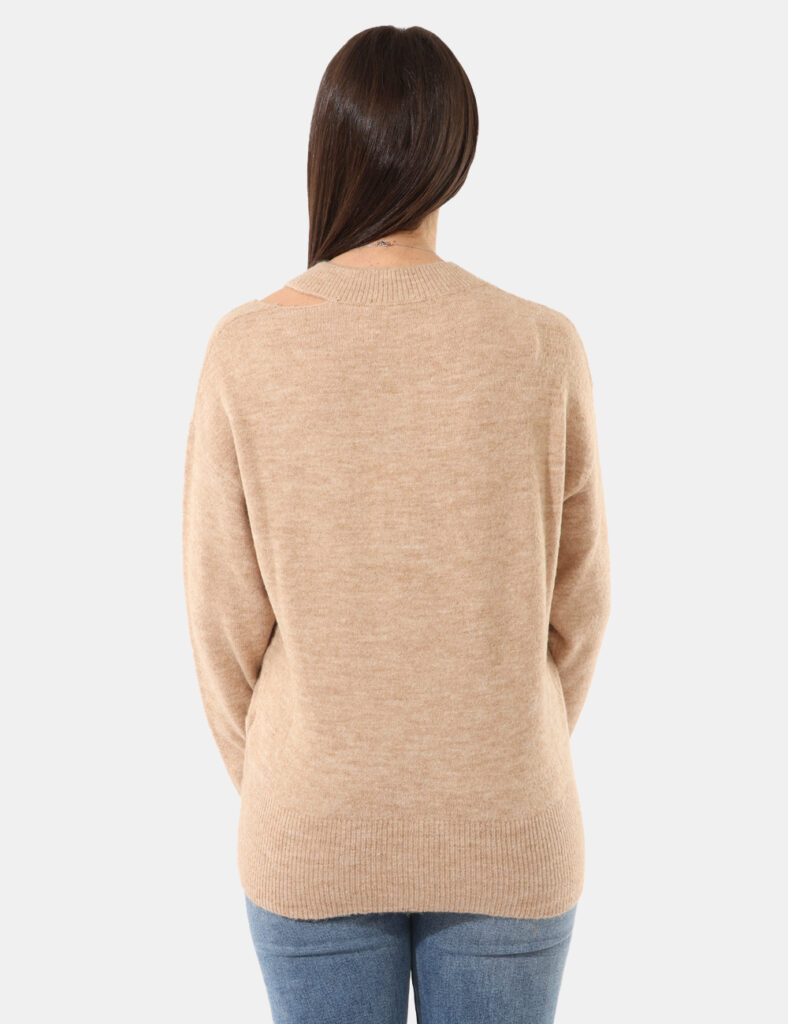 Maglione da donna invernale scontato - Maglione Rue De Clerie Beige