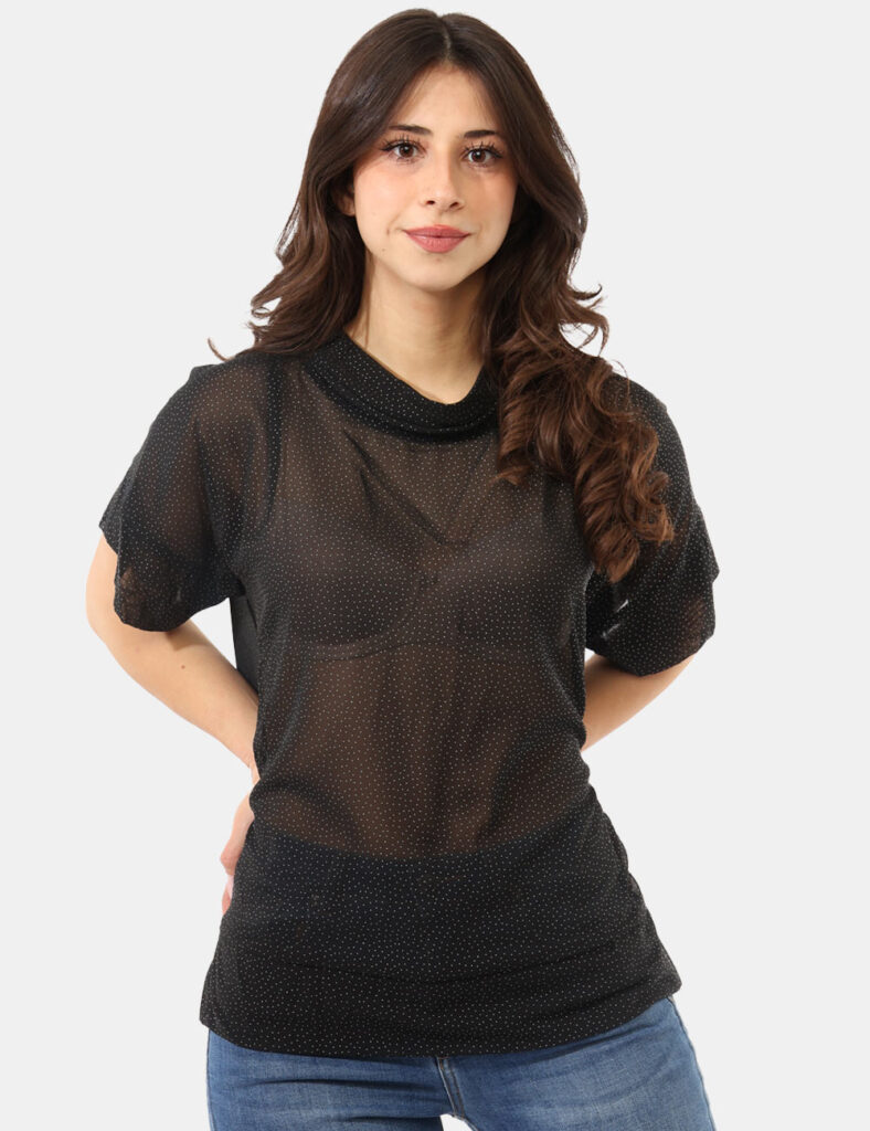 Camicia bluse elegante da donna scontata - Camicia Sandro Ferrone Nero