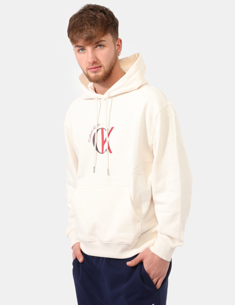 Calvin Klein uomo outlet - Felpa Calvin Klein Panna