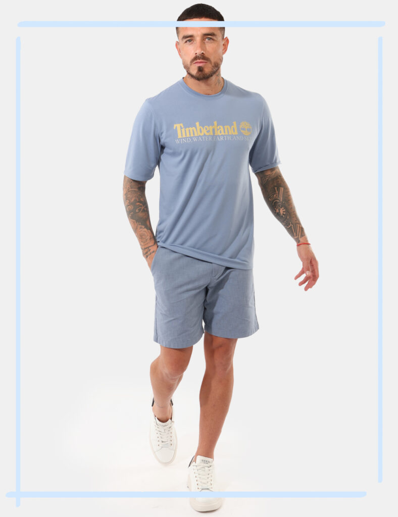 Bermuda da uomo - Bermuda Timberland Azzurro tg. 32