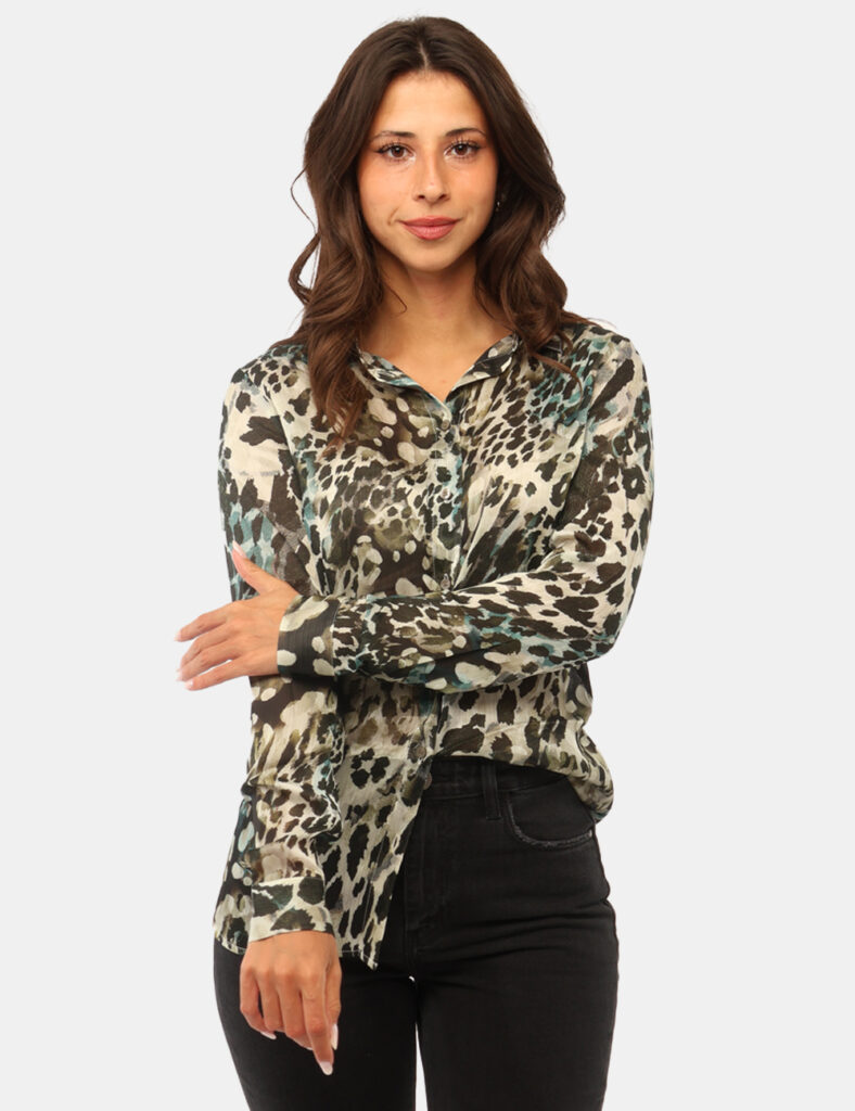 Camicia bluse elegante da donna scontata - Camicia Guess Fantasia