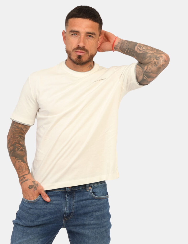 Gas uomo outlet - T-shirt Gas Bianca