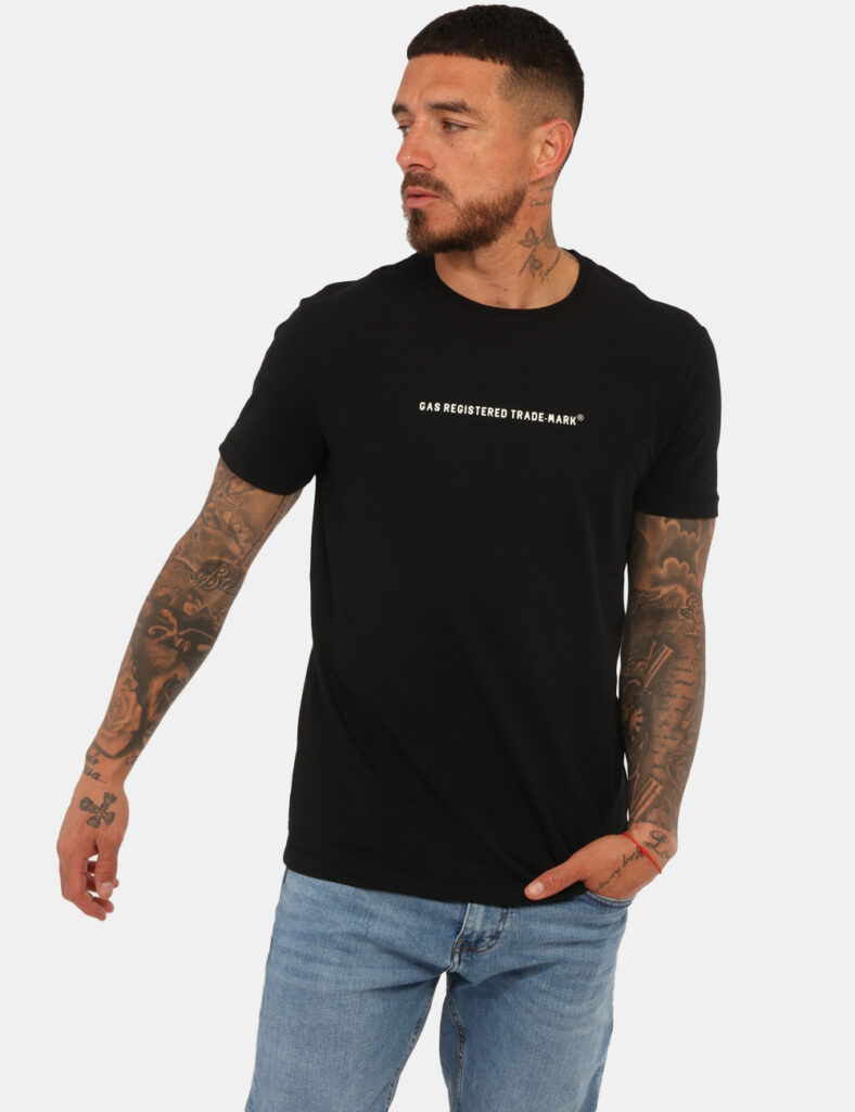 Gas uomo outlet - T-shirt Gas Nero
