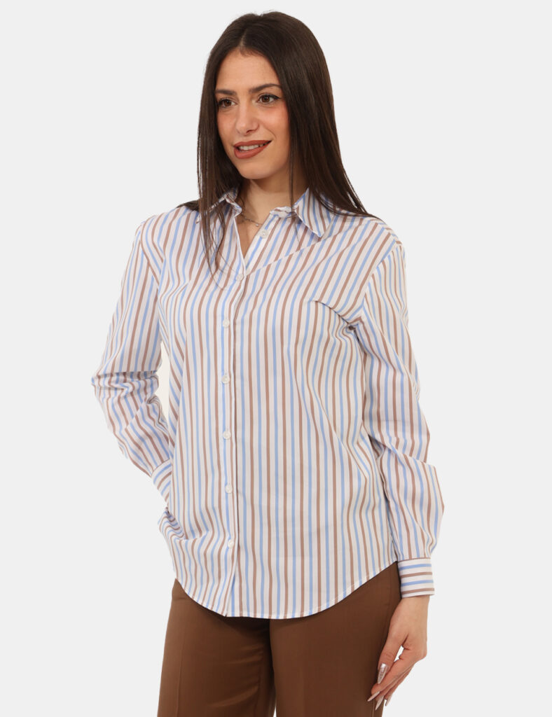 Camicia Materica Bianca