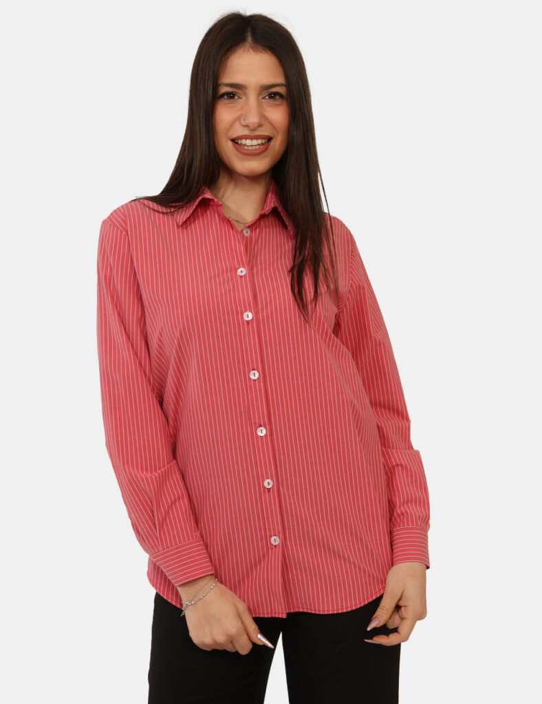 Camicia Materica Rossa