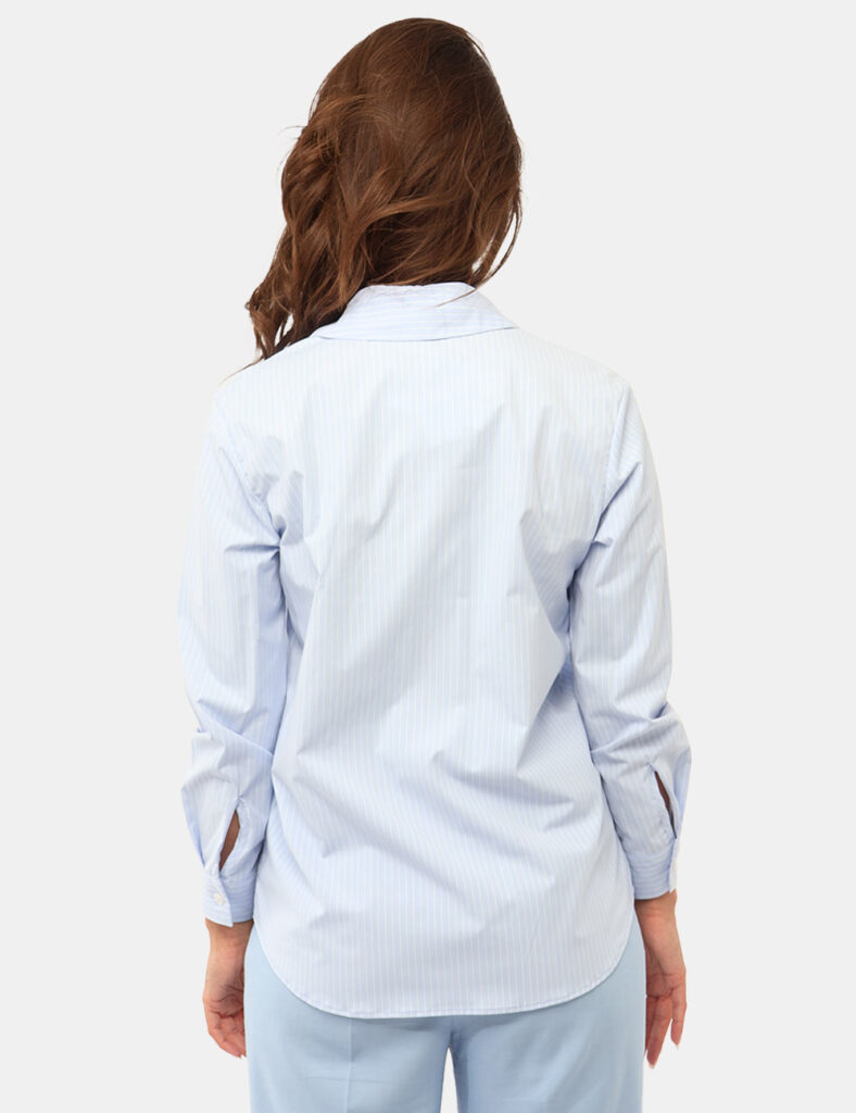 Camicia Materica Azzurro